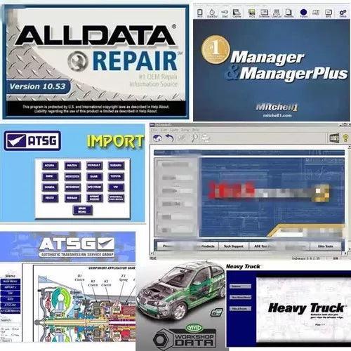 Alldata Software De Reparación De Auto V10.53 Disco Usb 1tb - ALLDATA