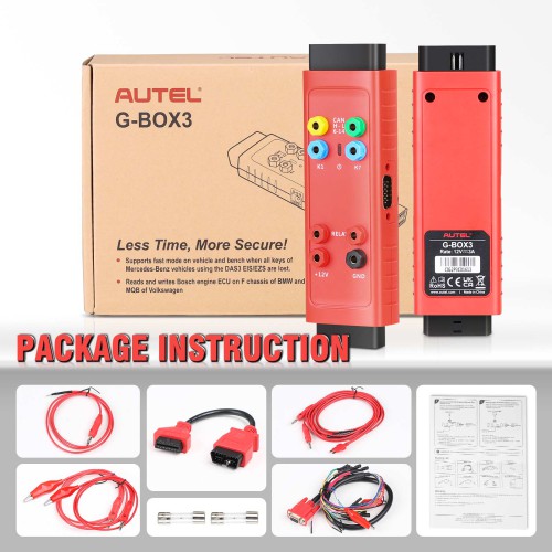 Autel G-BOX3 - Adaptador de Programación para Mercedes y BMW