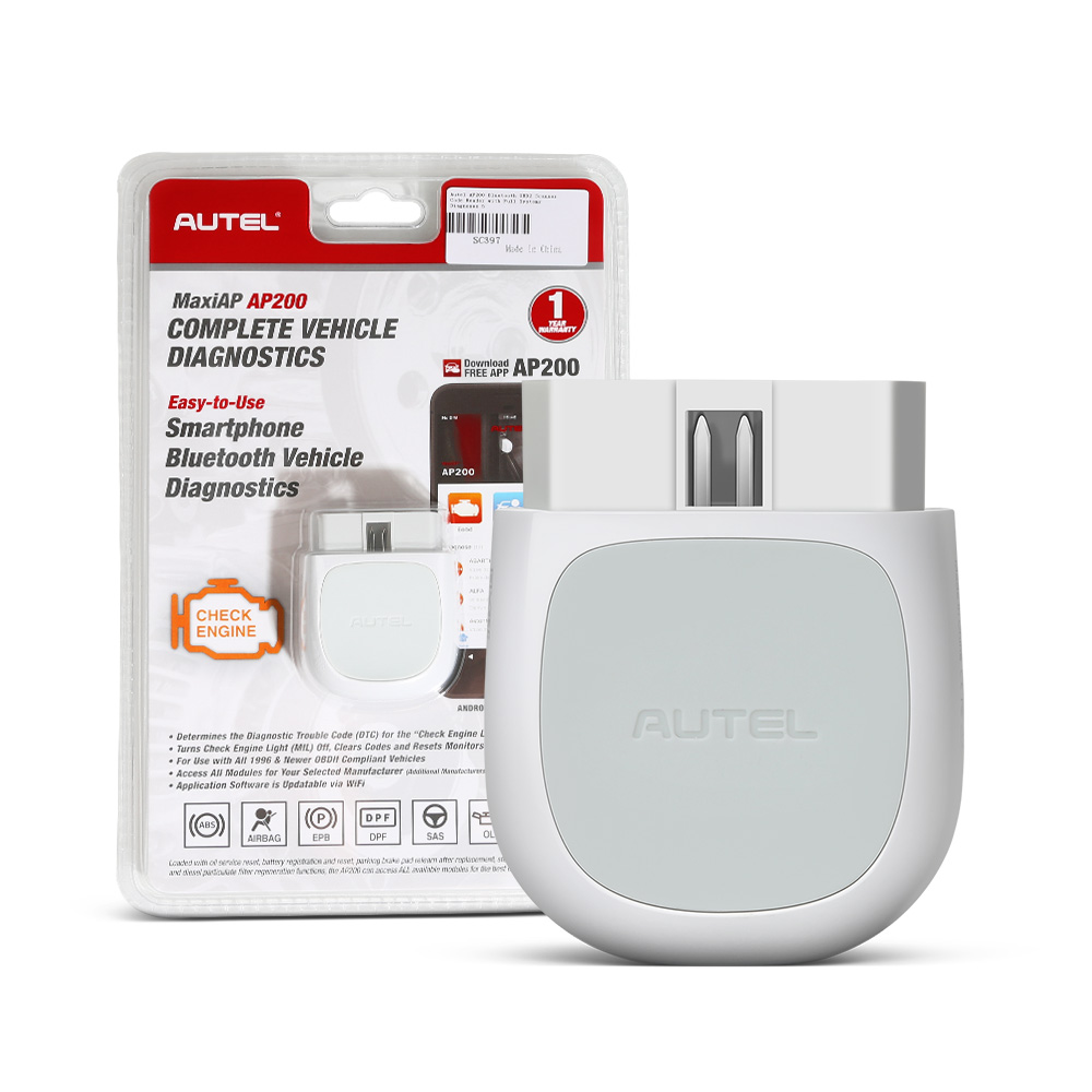 Escáner Autel MaxiAP AP200 - Escáner OBD2 Bluetooth para Celular