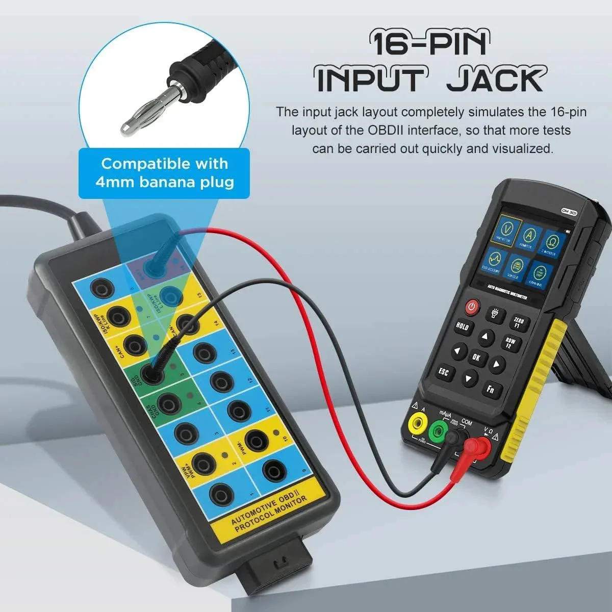 Caja De Ruptura Obd2 Con Luz Led Lector De Pin Obd2