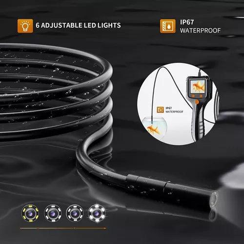 Cámara De Inspección Automotriz De Mano Con 6 Luces Led