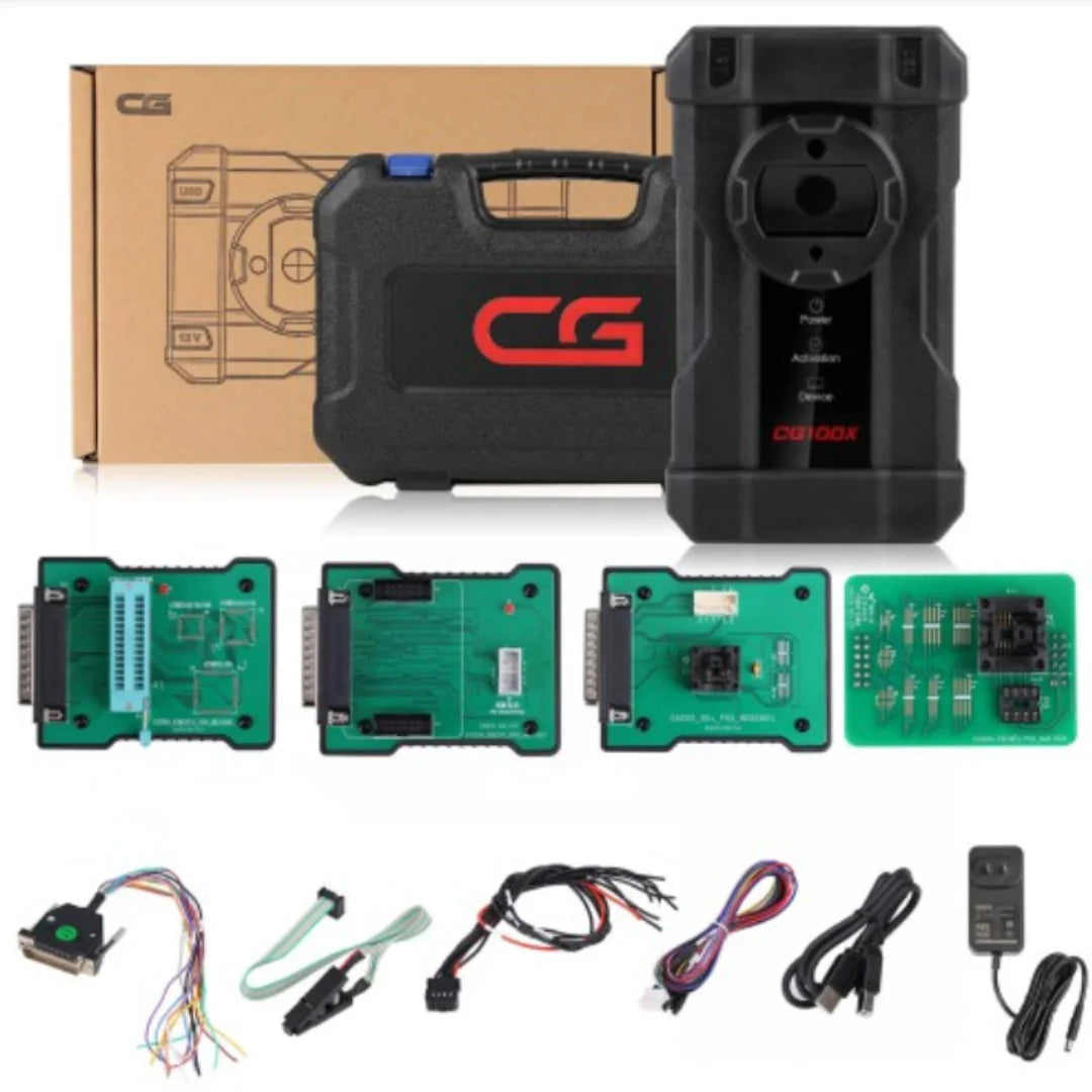 CGDI CG100X Programador Automotriz Airbag Reset, Ajuste de Kilometraje y Lectura de Chips – Soporte MQB con PRO V2