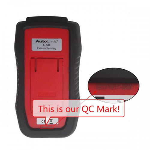 Escáner Autel AutoLink AL539B - Lector de Códigos OBD2 con Probador Eléctrico