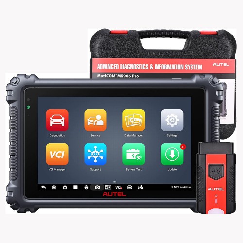 Escáner Autel MaxiCOM MK906 Pro - Diagnóstico de Sistema Completo con Codificación ECU