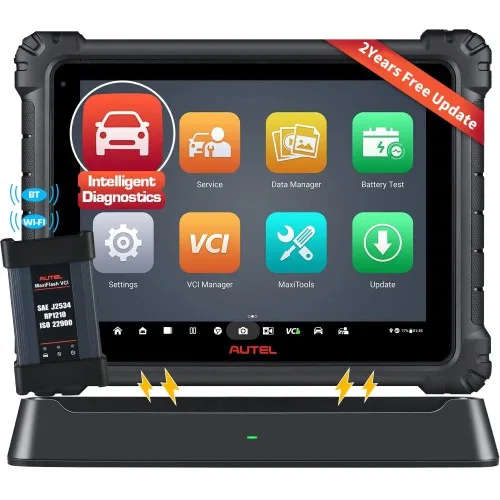 Escáner Autel MaxiCOM Ultra Lite - Tablet de Diagnóstico Profesional con Programación ECU