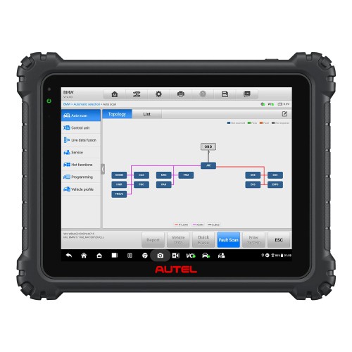 Escáner Autel MaxiCOM Ultra Lite - Tablet de Diagnóstico Profesional con Programación ECU