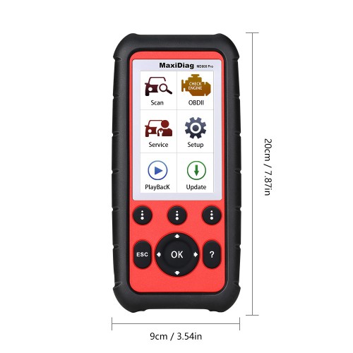 Escáner Autel MaxiDiag MD808 Pro - Diagnóstico de Todos los Sistemas con Funciones de Servicio
