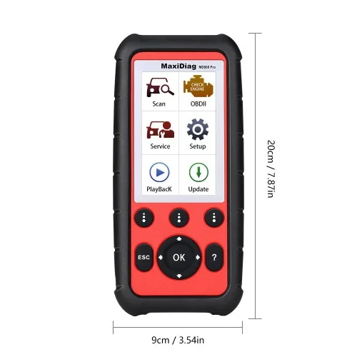 Escáner Autel MaxiDiag MD808 Pro - Diagnóstico de Todos los Sistemas con Funciones de Servicio