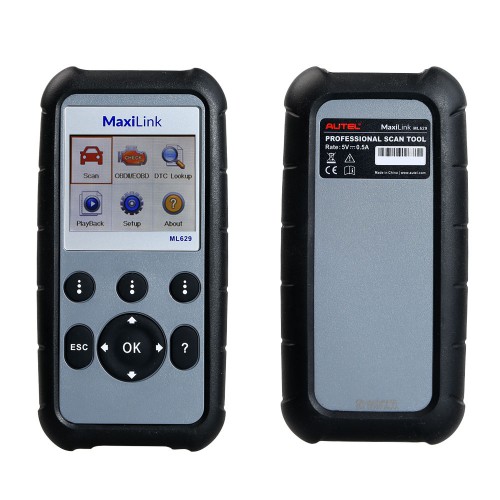 Escáner Autel MaxiLink ML629 - Lector de Códigos de 4 Sistemas OBD2