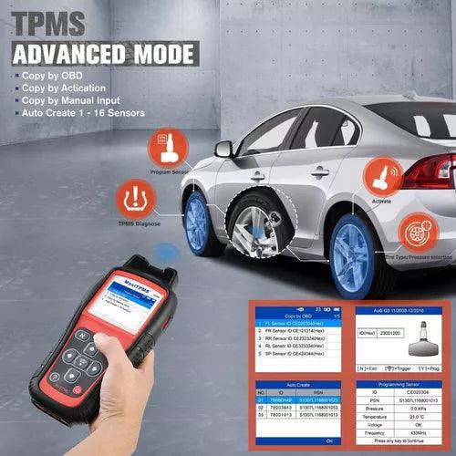 Escaner Autel Maxitpms Ts508 Tpms + 8 Sensores De Regalo