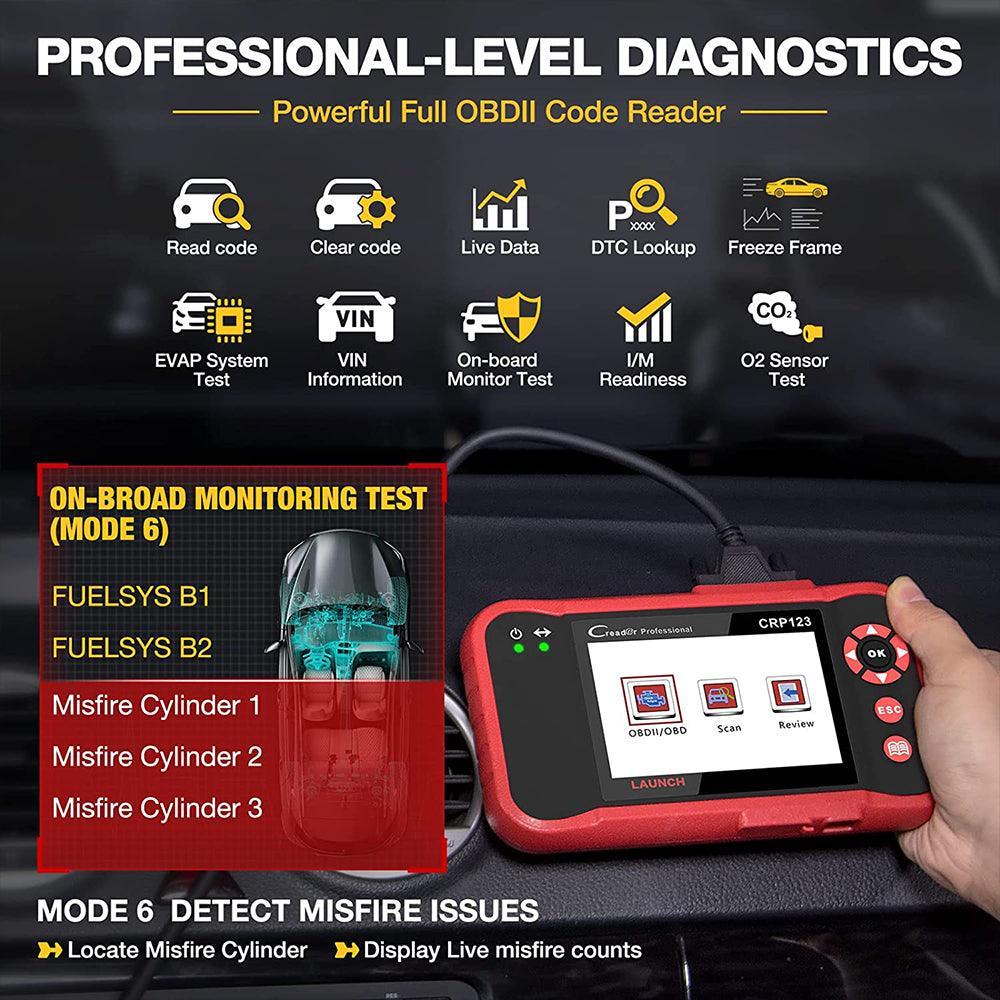 Escaner Launch Creader Crp123 Profesional Abs/airbag