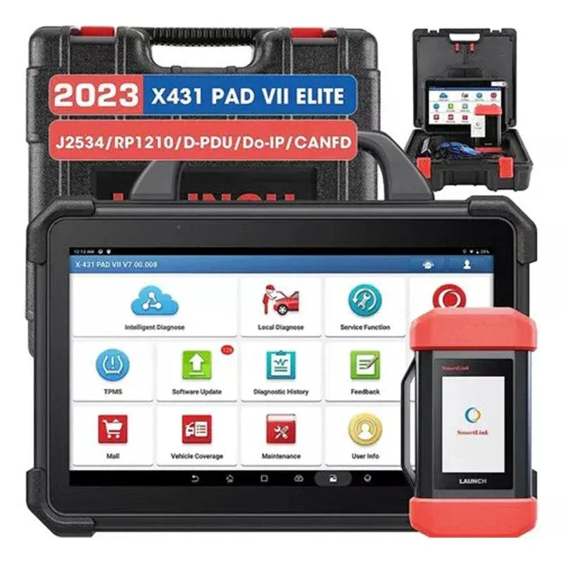 Escáner Launch X431 Pad Vii Elite 2025 J2534 Bidireccional