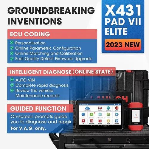 Escáner Launch X431 Pad Vii Elite 2025 J2534 Bidireccional