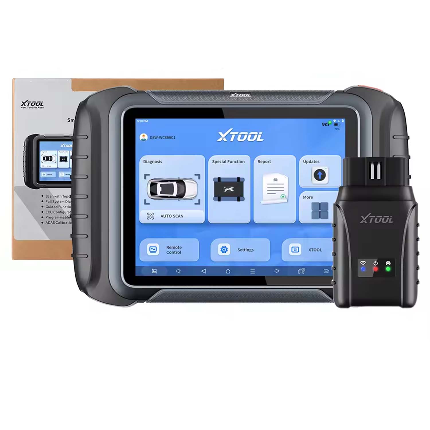 Escáner XTOOL D8W - Diagnóstico Profesional Inalámbrico con Codificación ECU