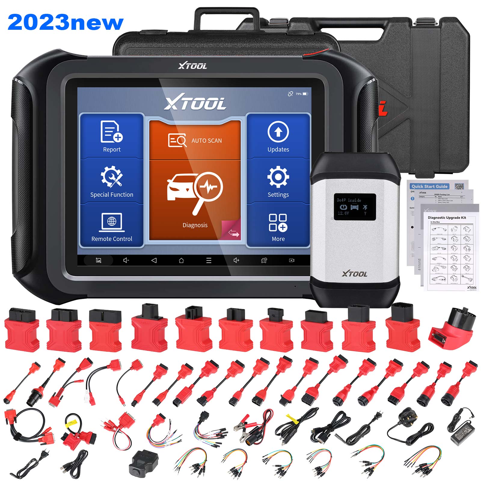 Escáner XTOOL D9HD - Diagnóstico Profesional para Autos y Camiones 12V/24V