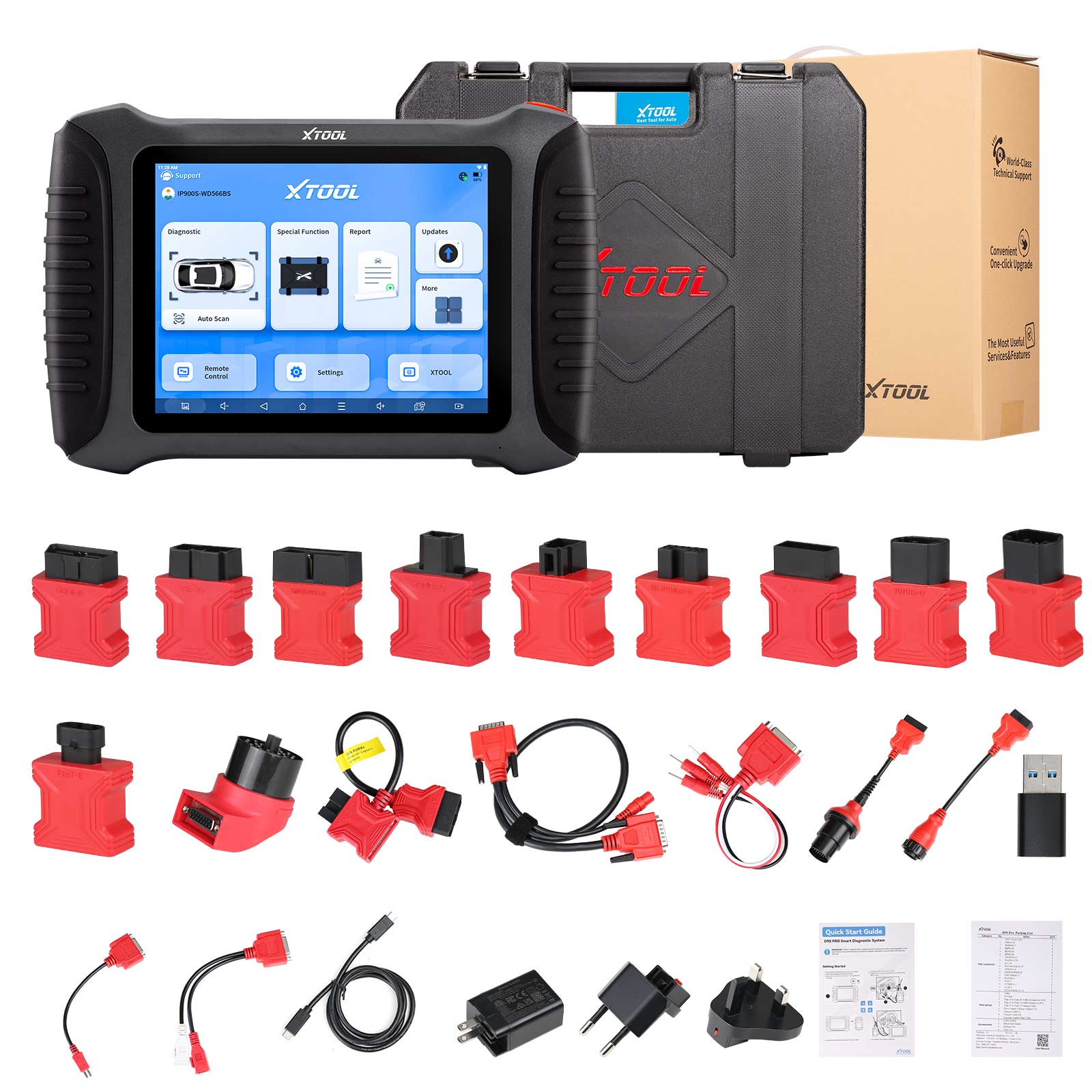 Escáner XTOOL InPlus IP900S - Diagnóstico Profesional con Codificación ECU, ADAS y Topología