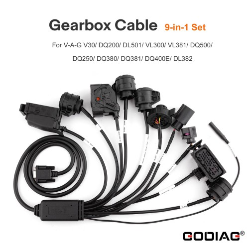 GoDiag Set de Cables de Caja de Cambios 9 en 1 para VAG