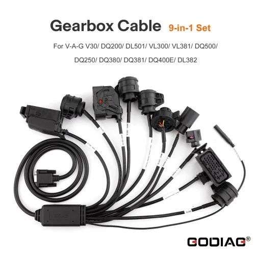 GoDiag Set de Cables de Caja de Cambios 9 en 1 para VAG