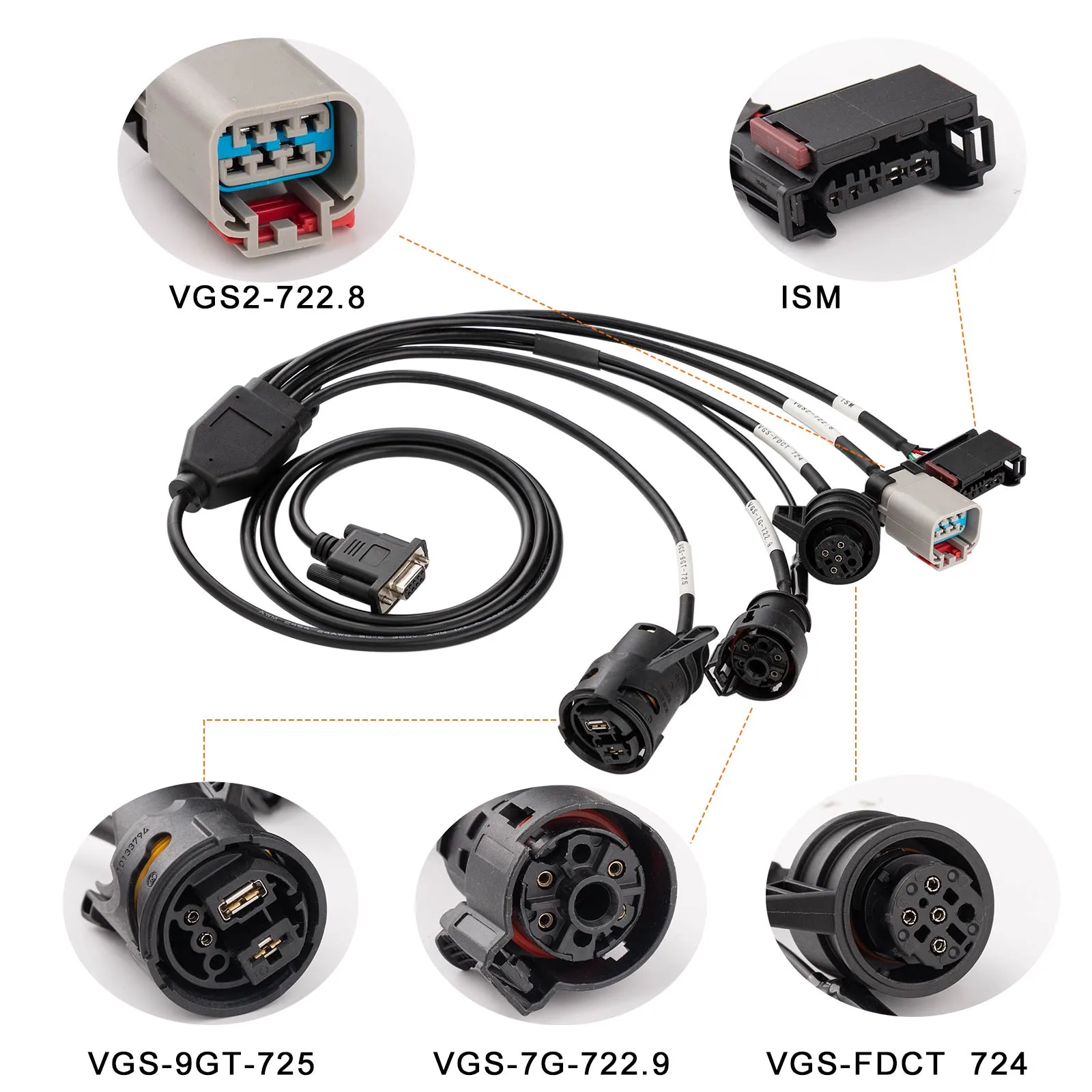 GoDiag Set de Cables ISM 5 en 1 para Caja de Cambios Mercedes-Benz