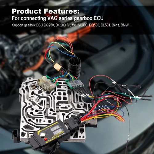 GoDiag GT107+ DSG - Adaptador de Caja de Cambios con Sets de Cables para VAG y Benz