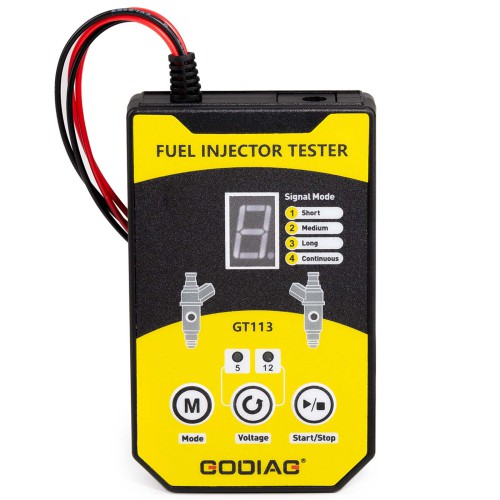 GoDiag GT113 - Probador de Inyectores de Combustible con 8 Modos de Pulso