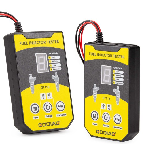 GoDiag GT113 - Probador de Inyectores de Combustible con 8 Modos de Pulso