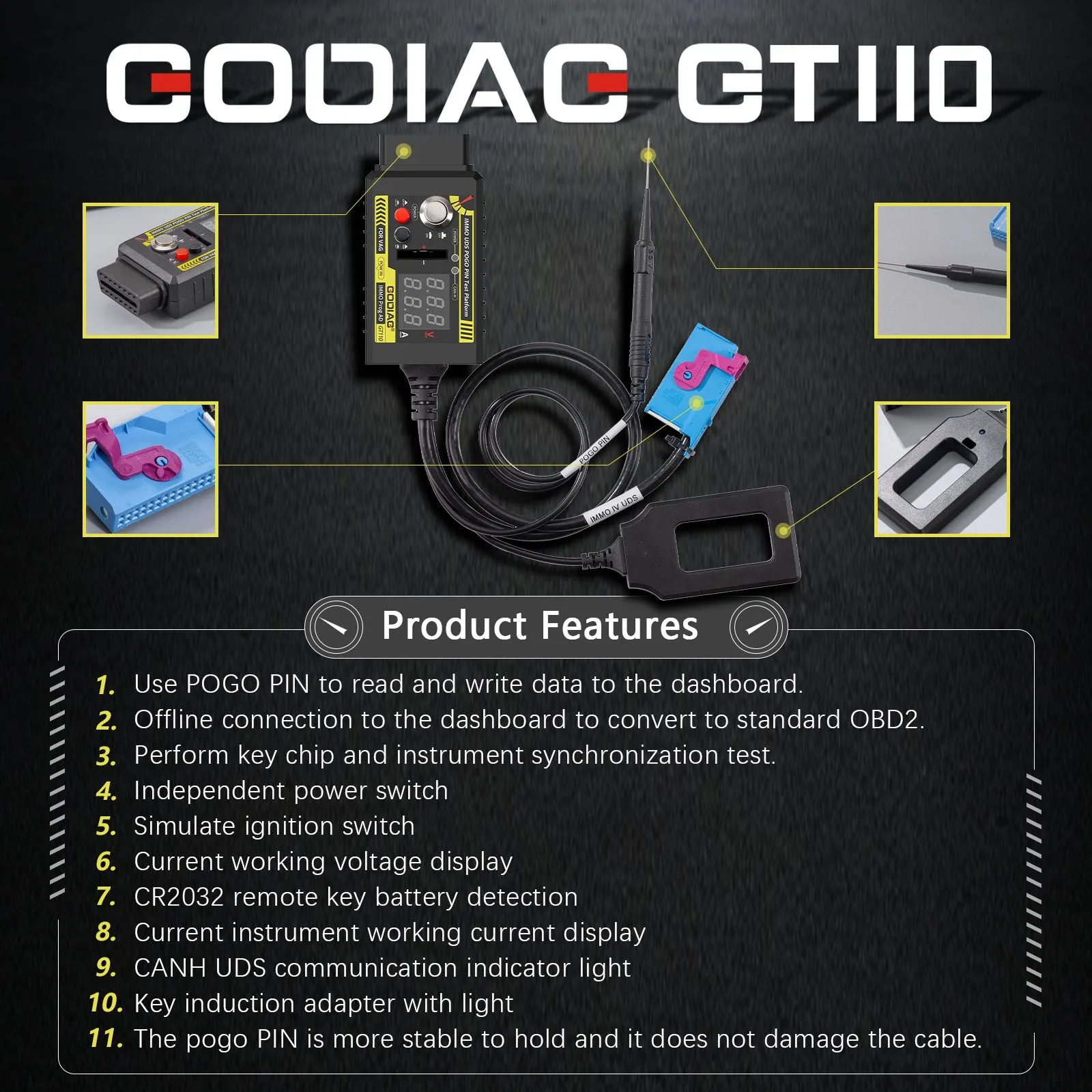 GoDiag Plataformas de Prueba VAG GT110 GT111 GT112 - Set de 3