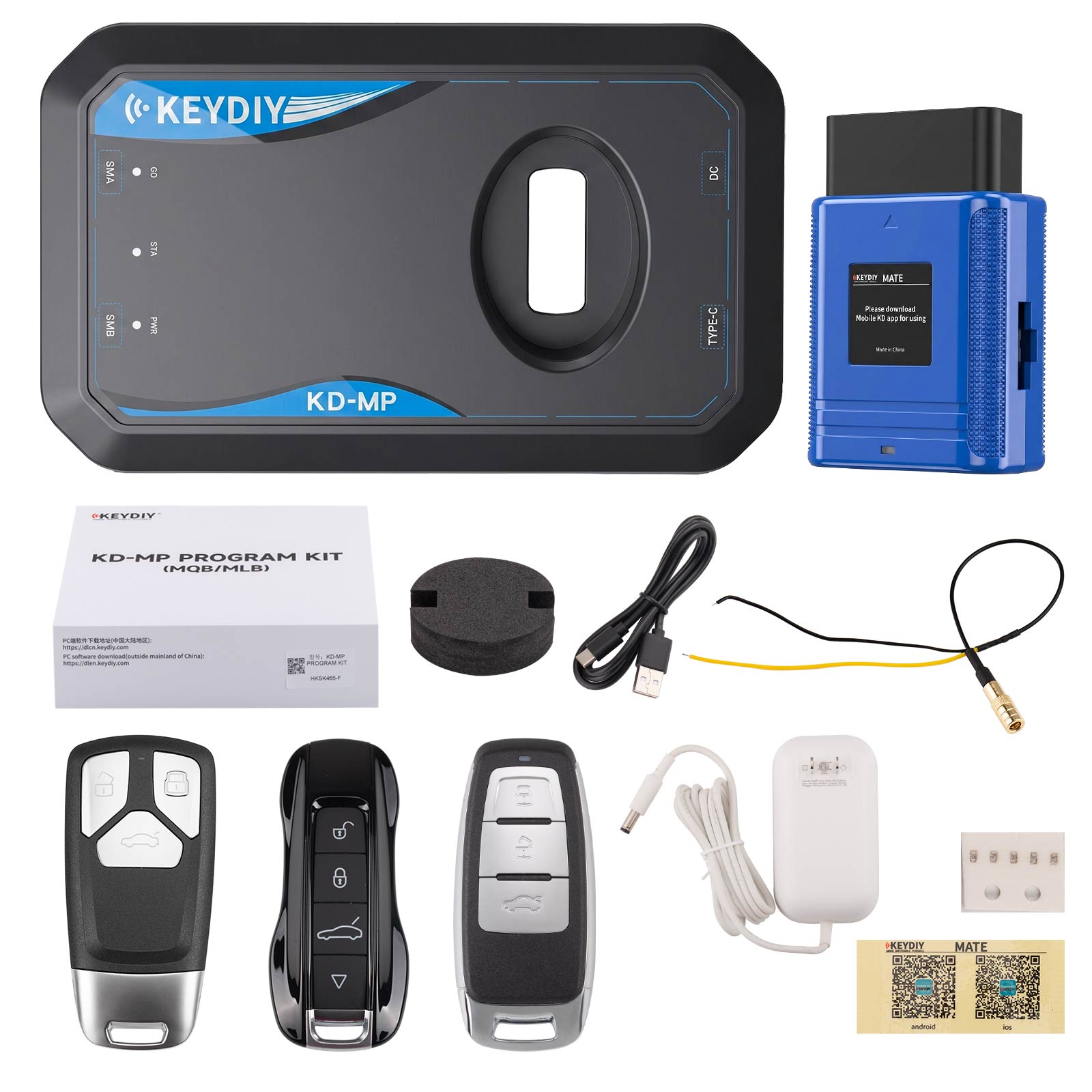 KeyDIY KD-MP Kit con KD-MATE y Llaves MLB