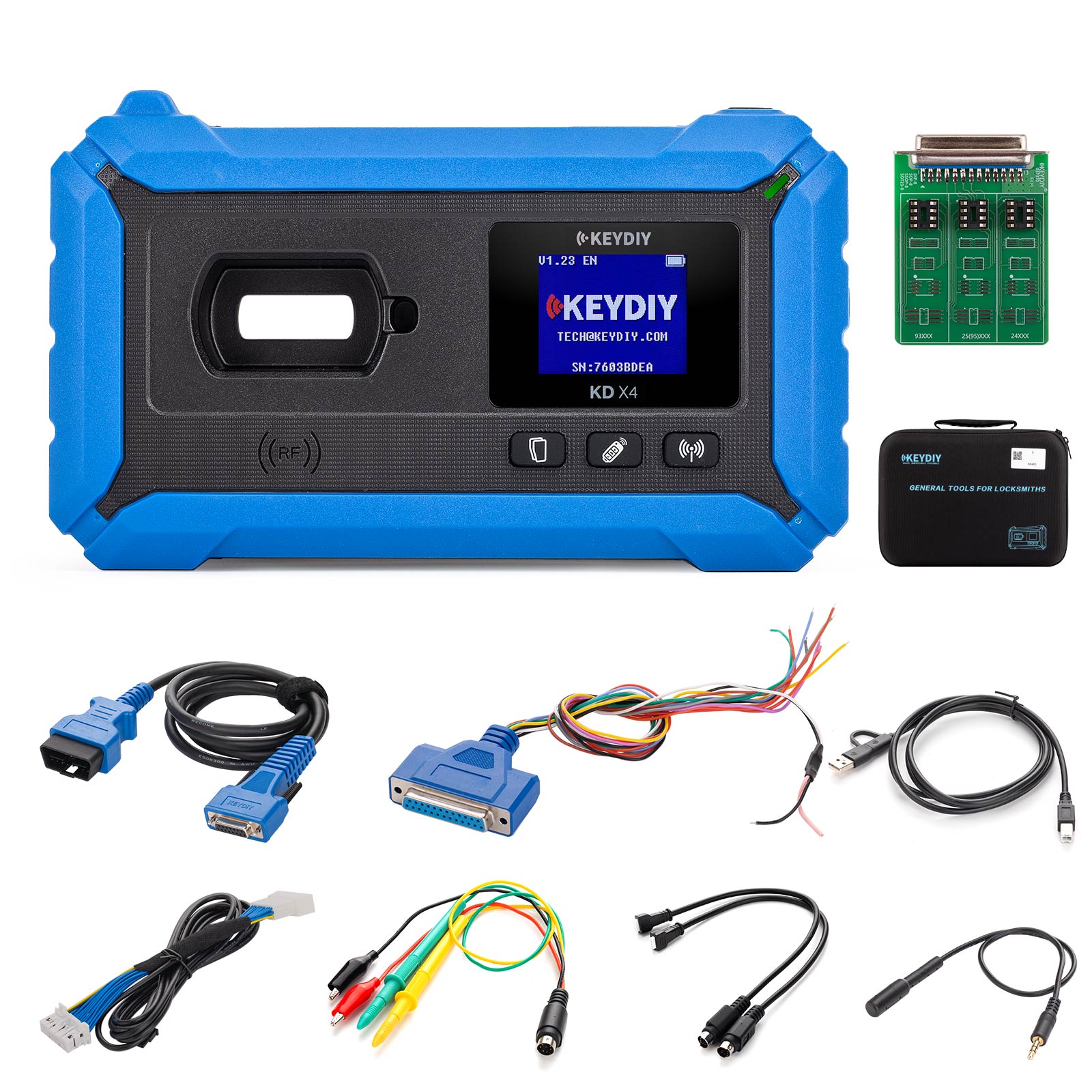 KeyDIY KD-X4 Programador de Llaves 5 en 1