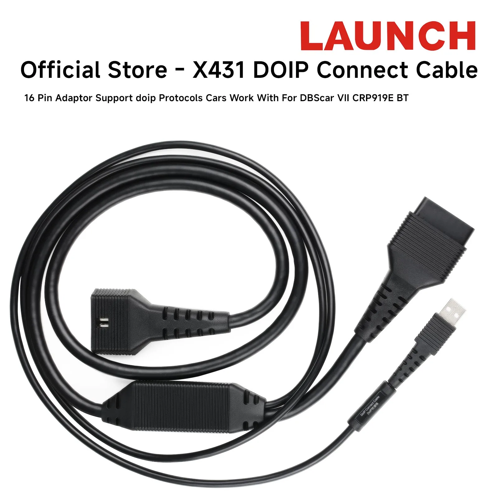 Launch Cable Adaptador DoIP de 16 Pines para DBScar VII
