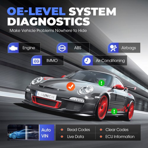 Escáner Launch CRP919X - Diagnóstico de Sistema Completo con CAN FD y DoIP