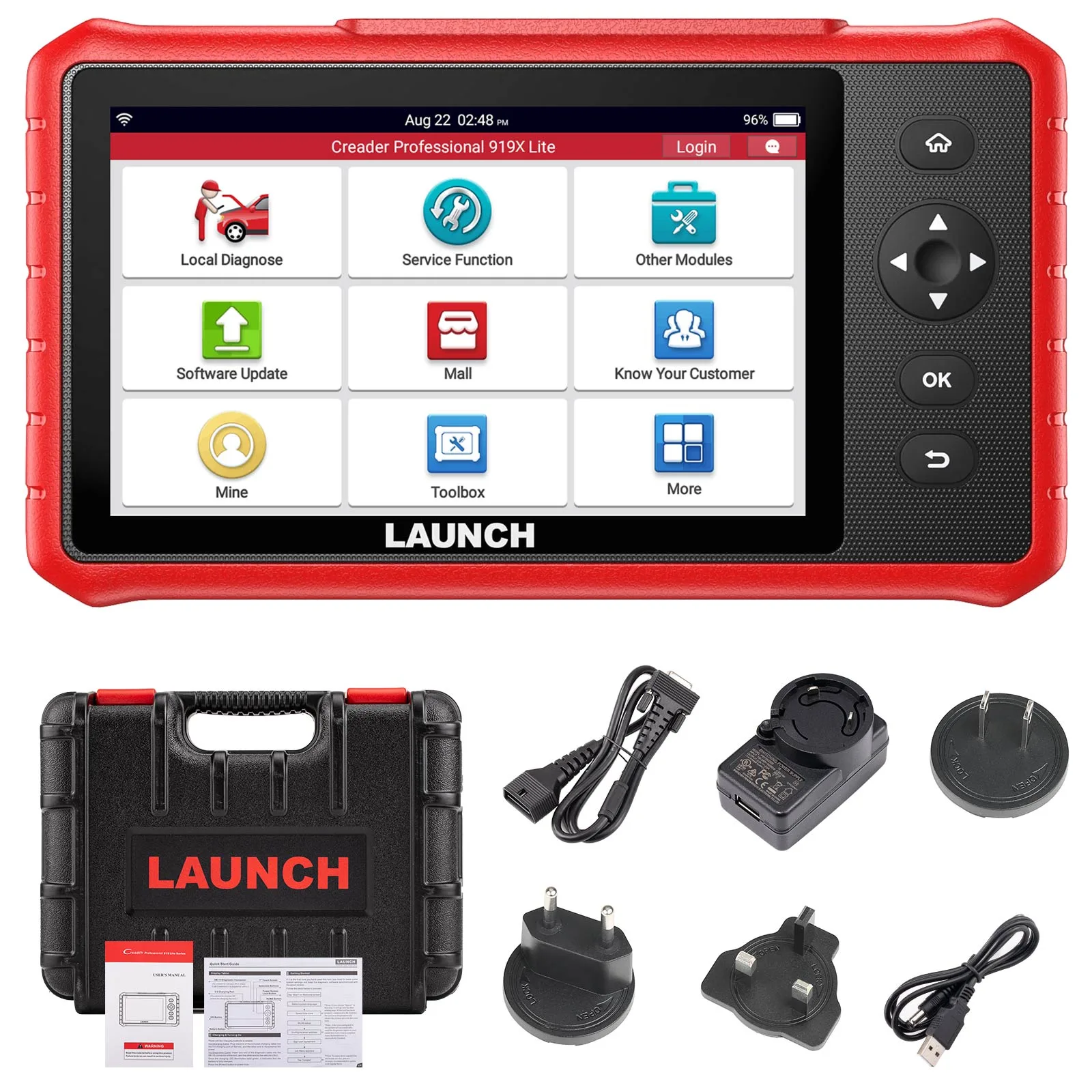 Escáner Launch CRP919X Lite - Diagnóstico de Todos los Sistemas OBD2