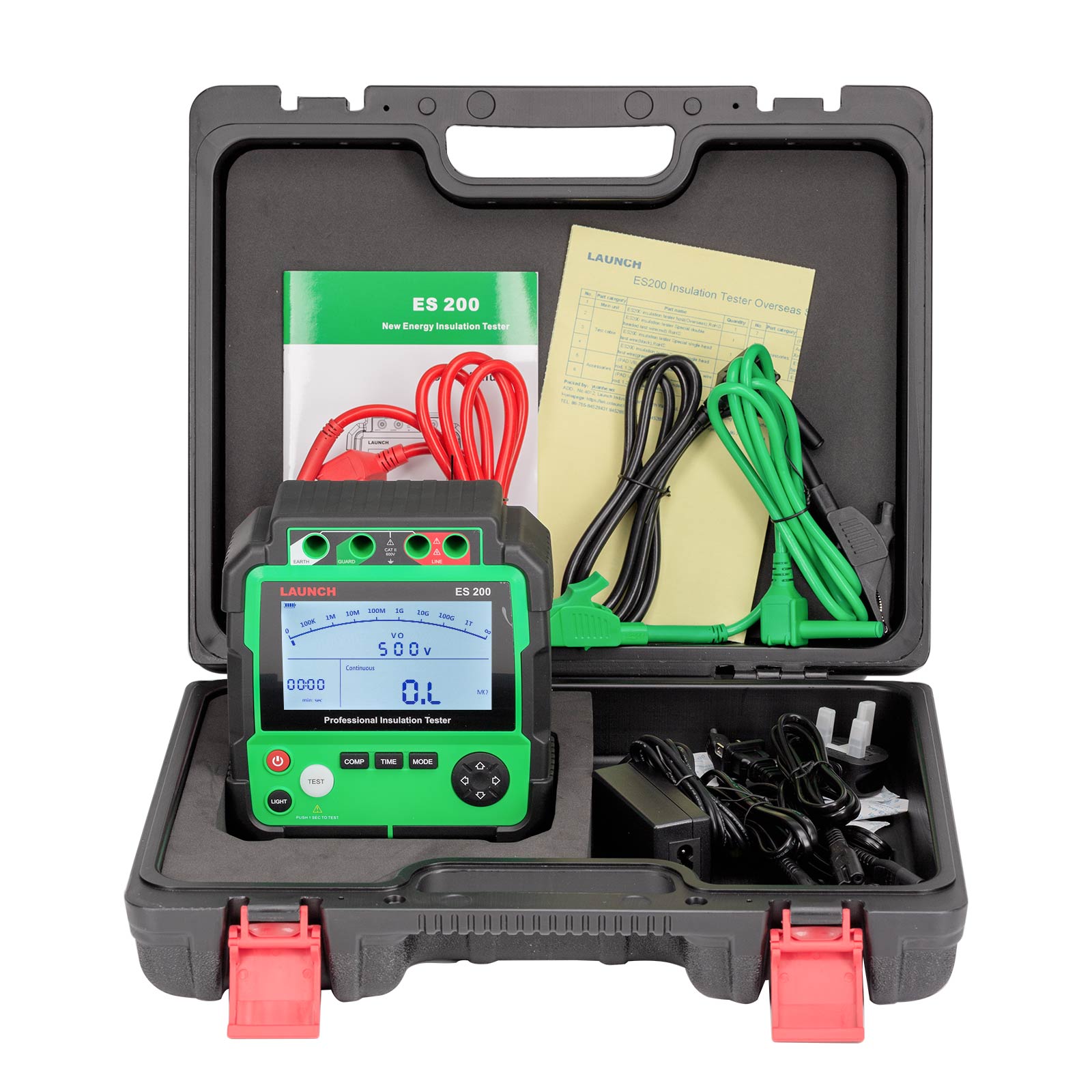 Launch ES200 - Tester de Resistencia de Aislamiento para Vehículos EV