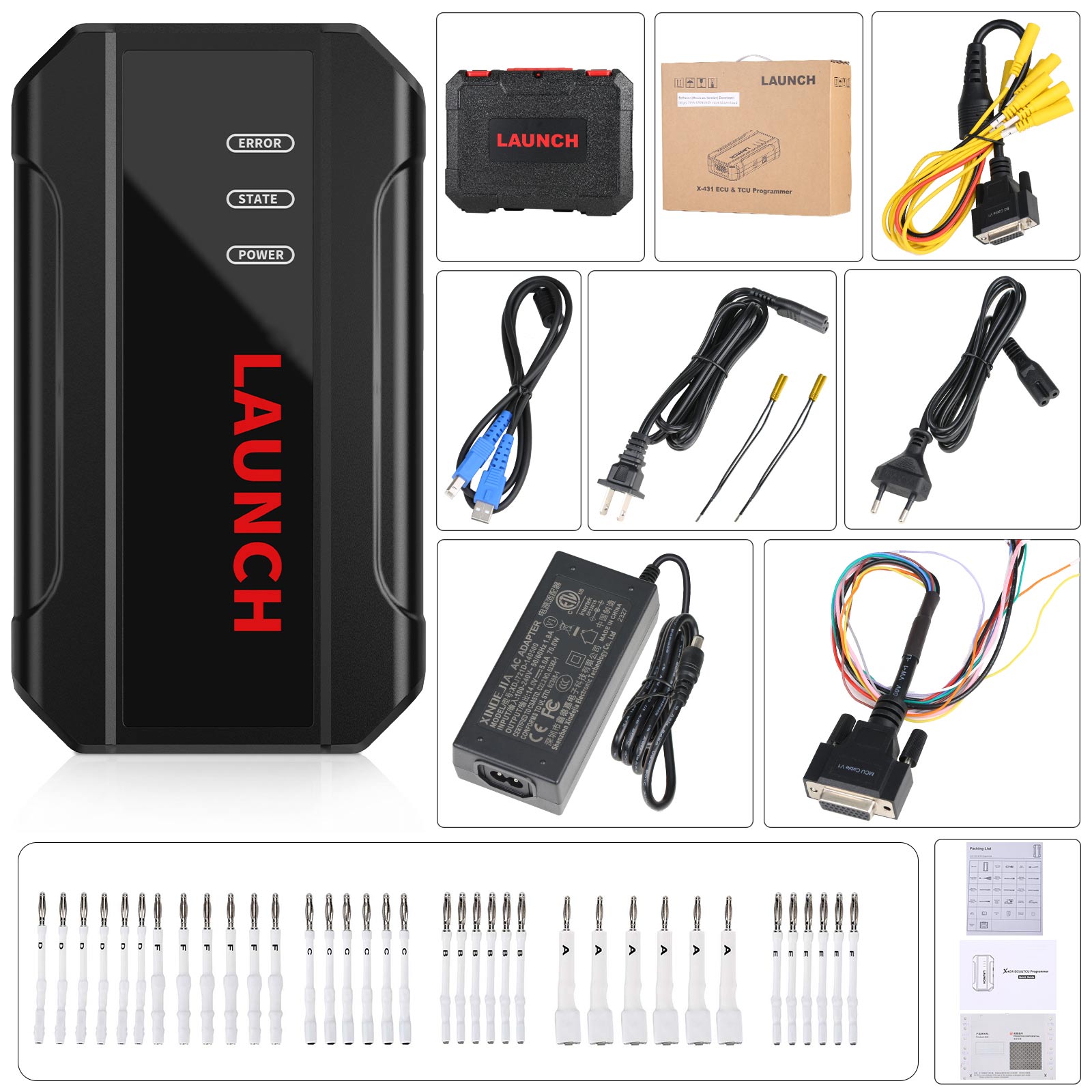 Launch X431 Set de Clonación de Caja de Cambios - 12 Adaptadores
