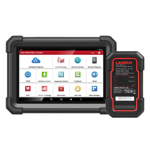 Escáner Launch X431 PRO DYNO - Diagnóstico OE con Codificación de ECU