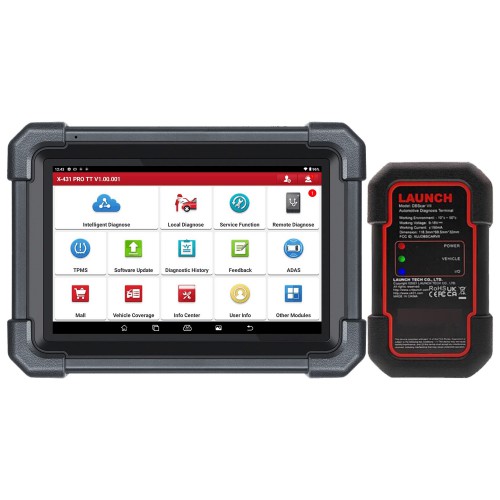 Escáner Launch X431 PRO TT - Diagnóstico Bidireccional con 38 Funciones de Servicio