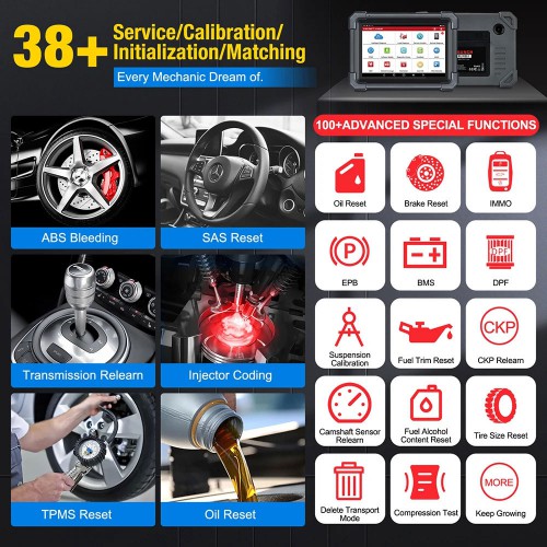 Escáner Launch X431 PRO TT - Diagnóstico Bidireccional con 38 Funciones de Servicio