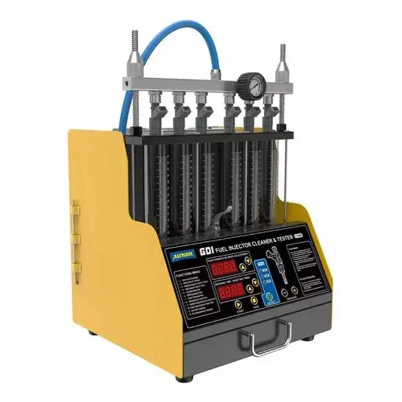 Máquina Limpia Inyectores Gdi De 6 Cilindros Con Ultrasonido - Autool