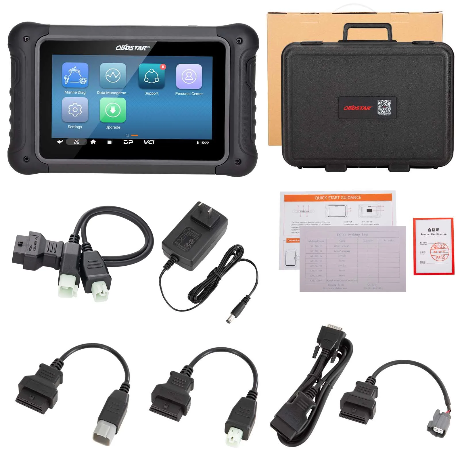 Escáner Náutico OBDSTAR D700A - Diagnóstico de Jet Ski para BRP, Honda, Kawasaki y Yamaha