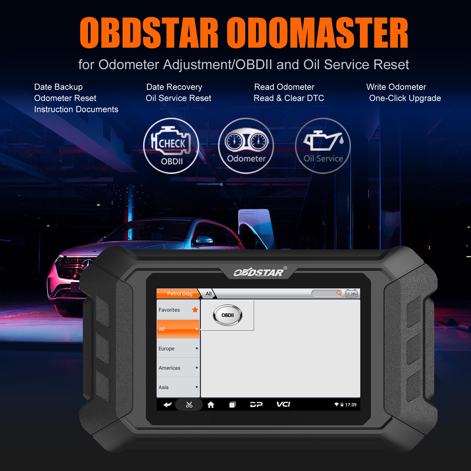 OBDSTAR ODOMASTER - Herramienta de Corrección de Odómetro para 38+ Marcas
