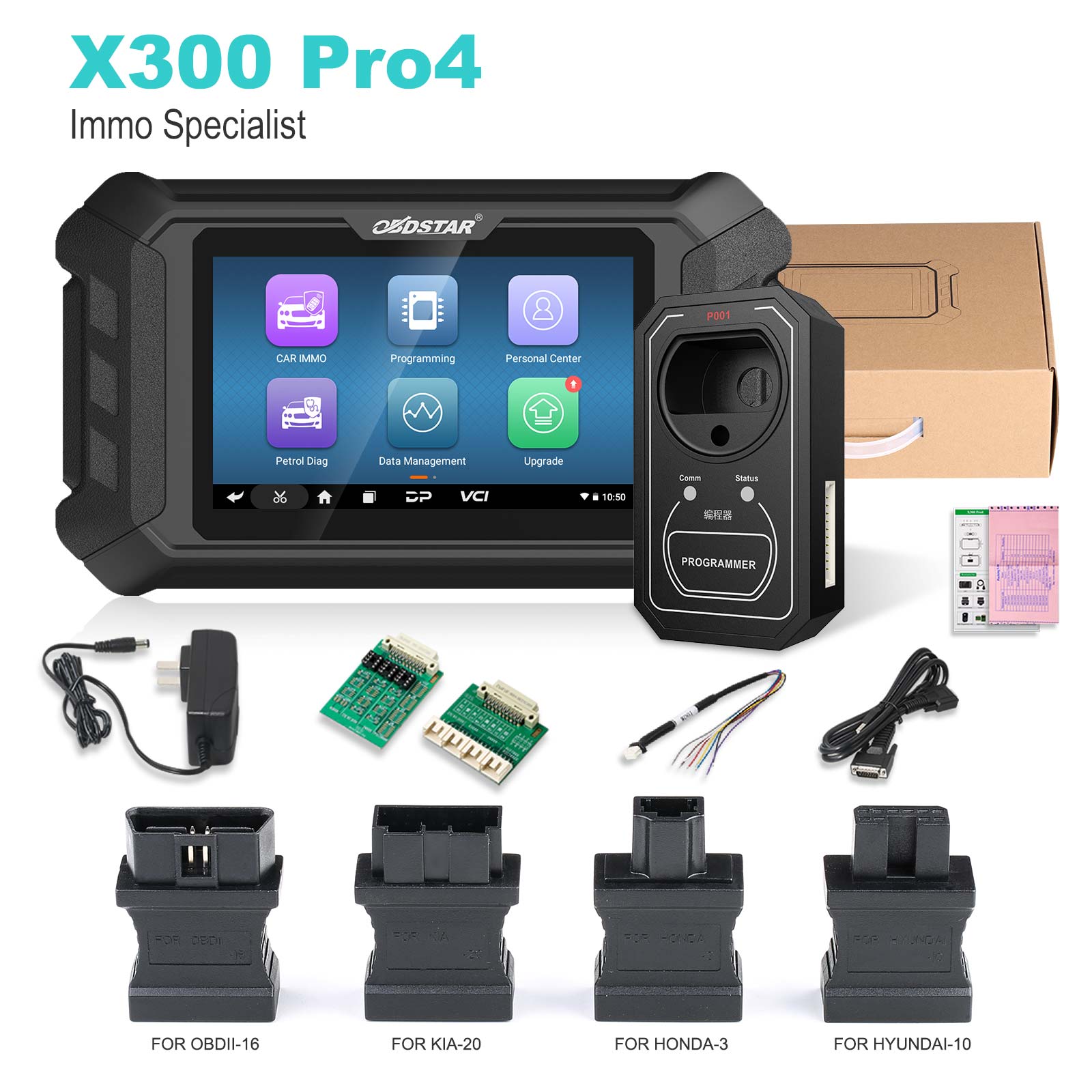 OBDSTAR X300 Pro4 - Programador de Llaves Profesional para 77 Marcas