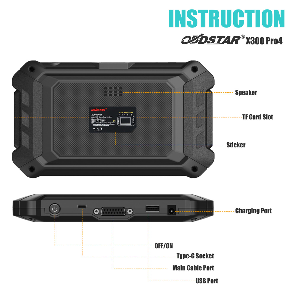 OBDSTAR X300 Pro4 - Programador de Llaves Profesional para 77 Marcas