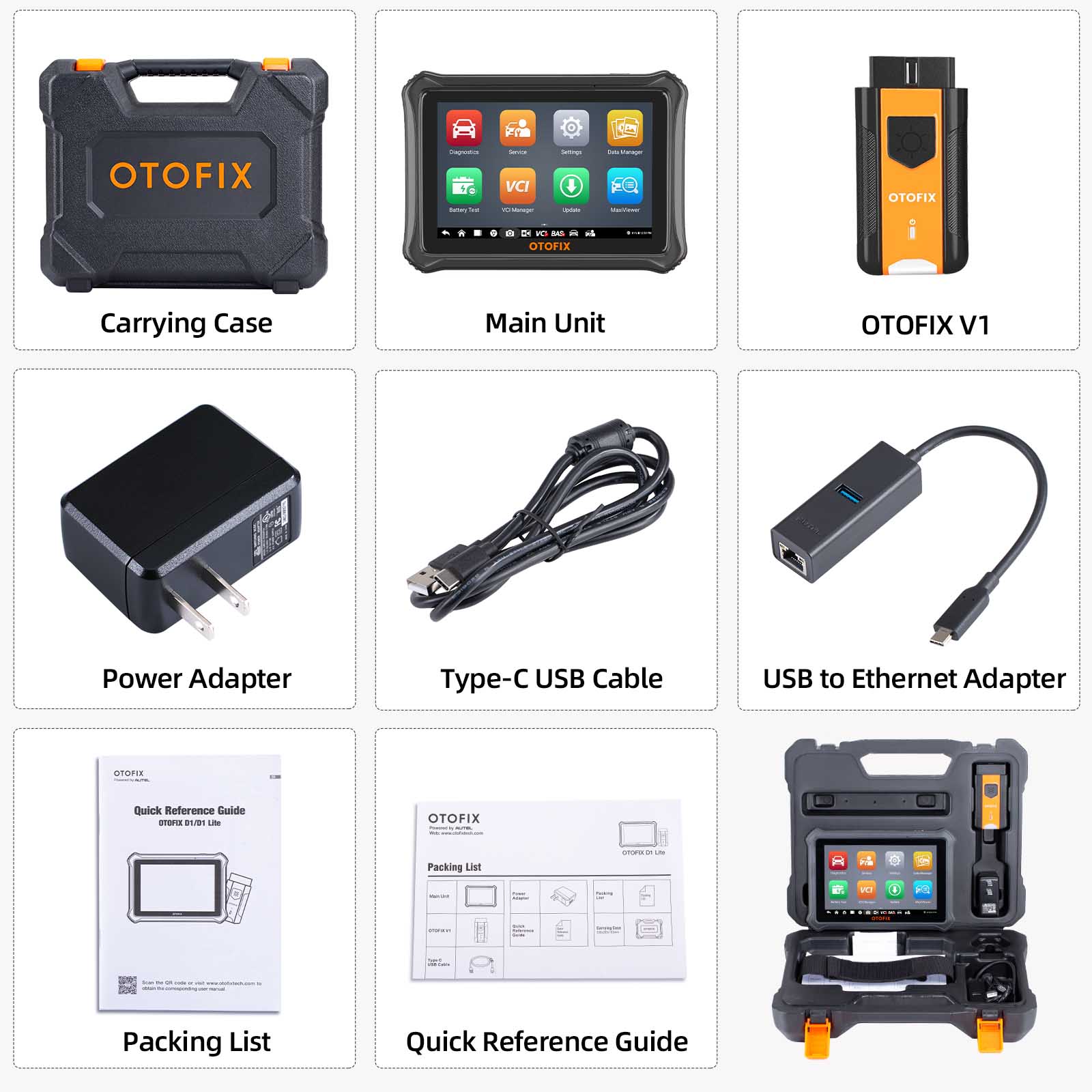 Escáner OTOFIX D1 Lite - Diagnóstico de Todos los Sistemas con CAN FD