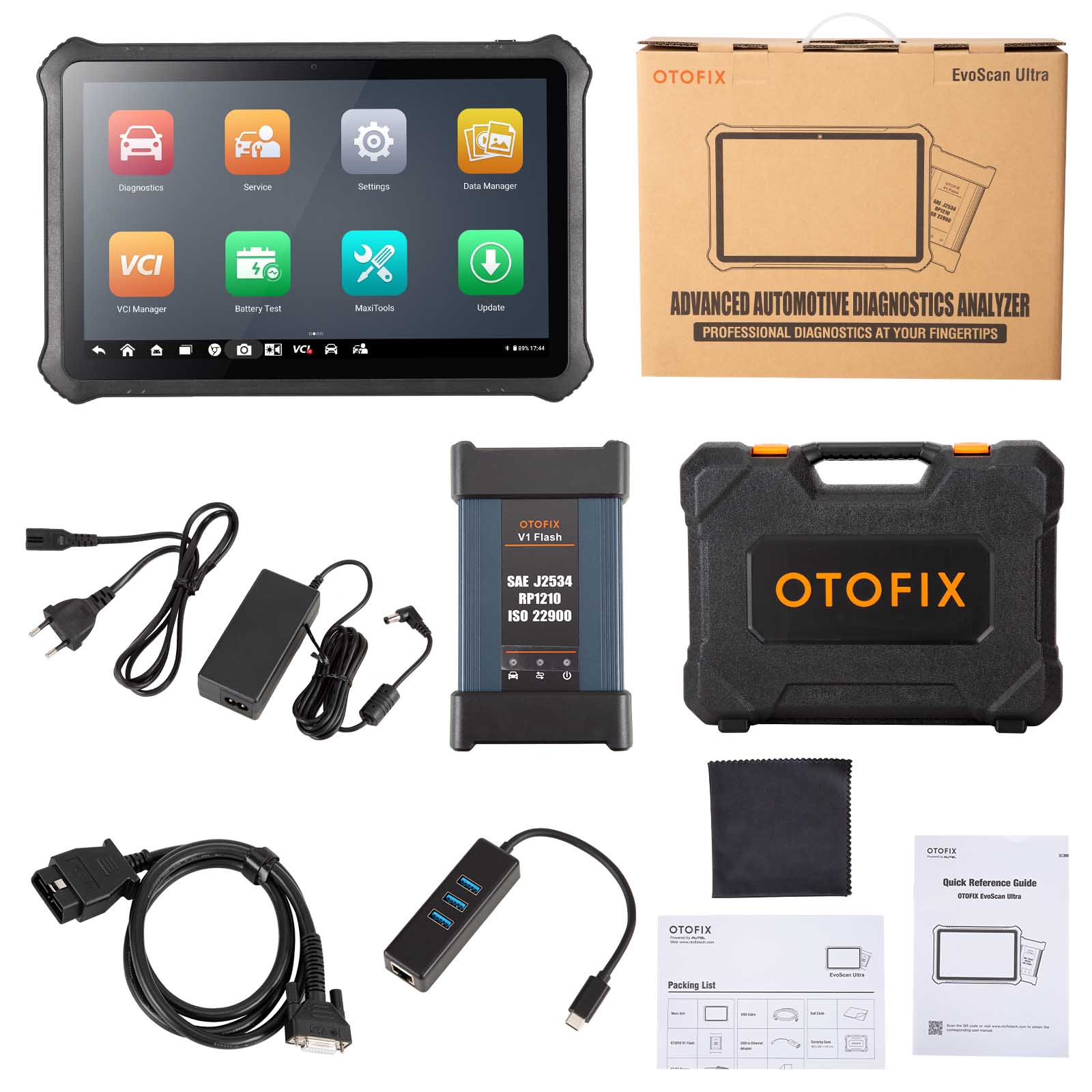 Escáner OTOFIX EvoScan Ultra - Diagnóstico Profesional con Programación de ECU - OTOFIX
