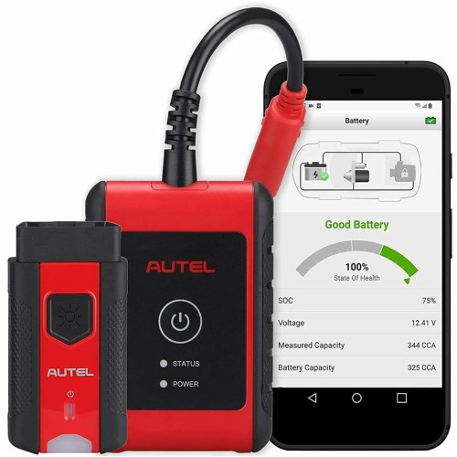 Probador de Batería Autel MaxiBAS BT508 - Analizador de Batería para iOS y Android