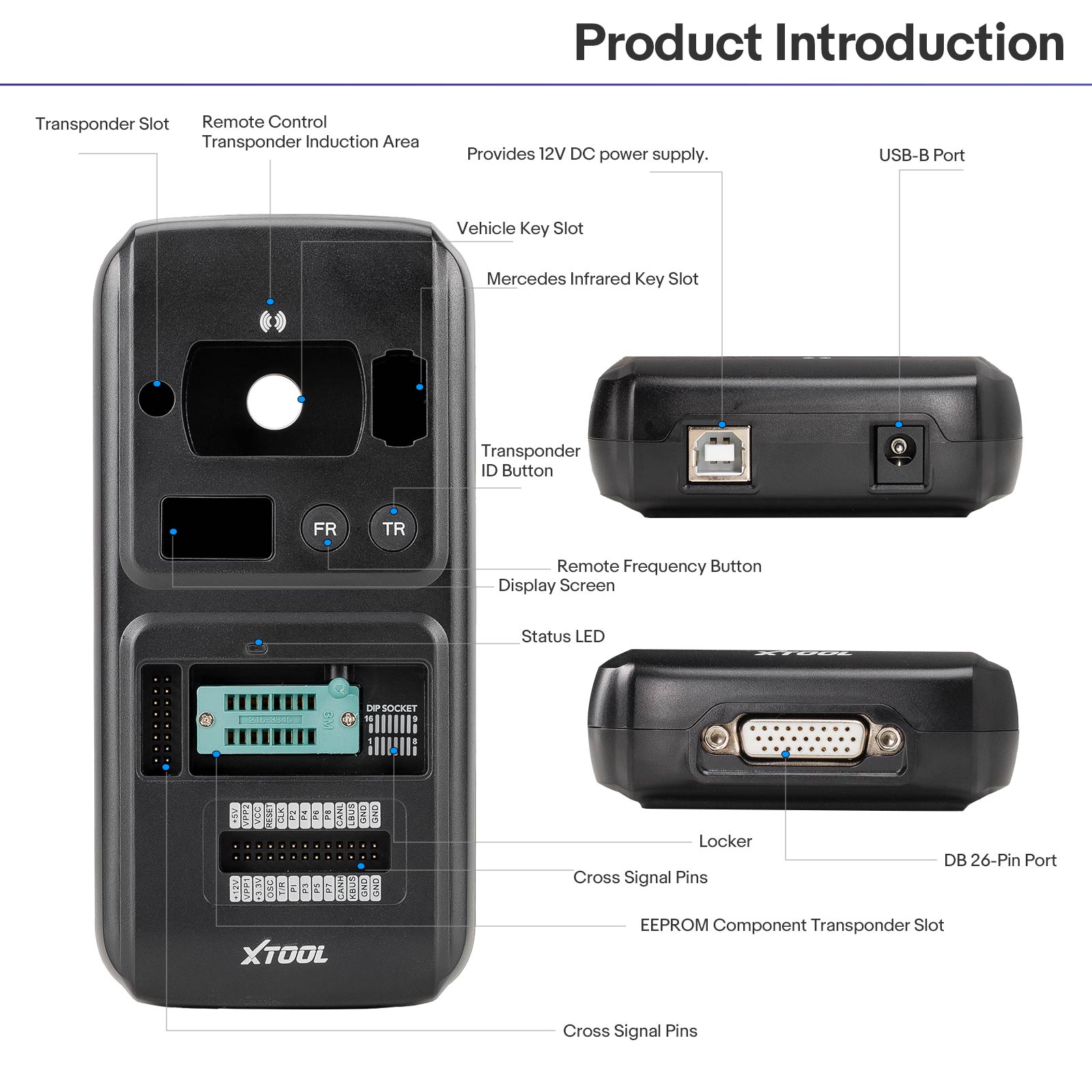 XTOOL X100 MAX - Programador de Llaves Profesional con Codificación ECU y KC501 Incluido