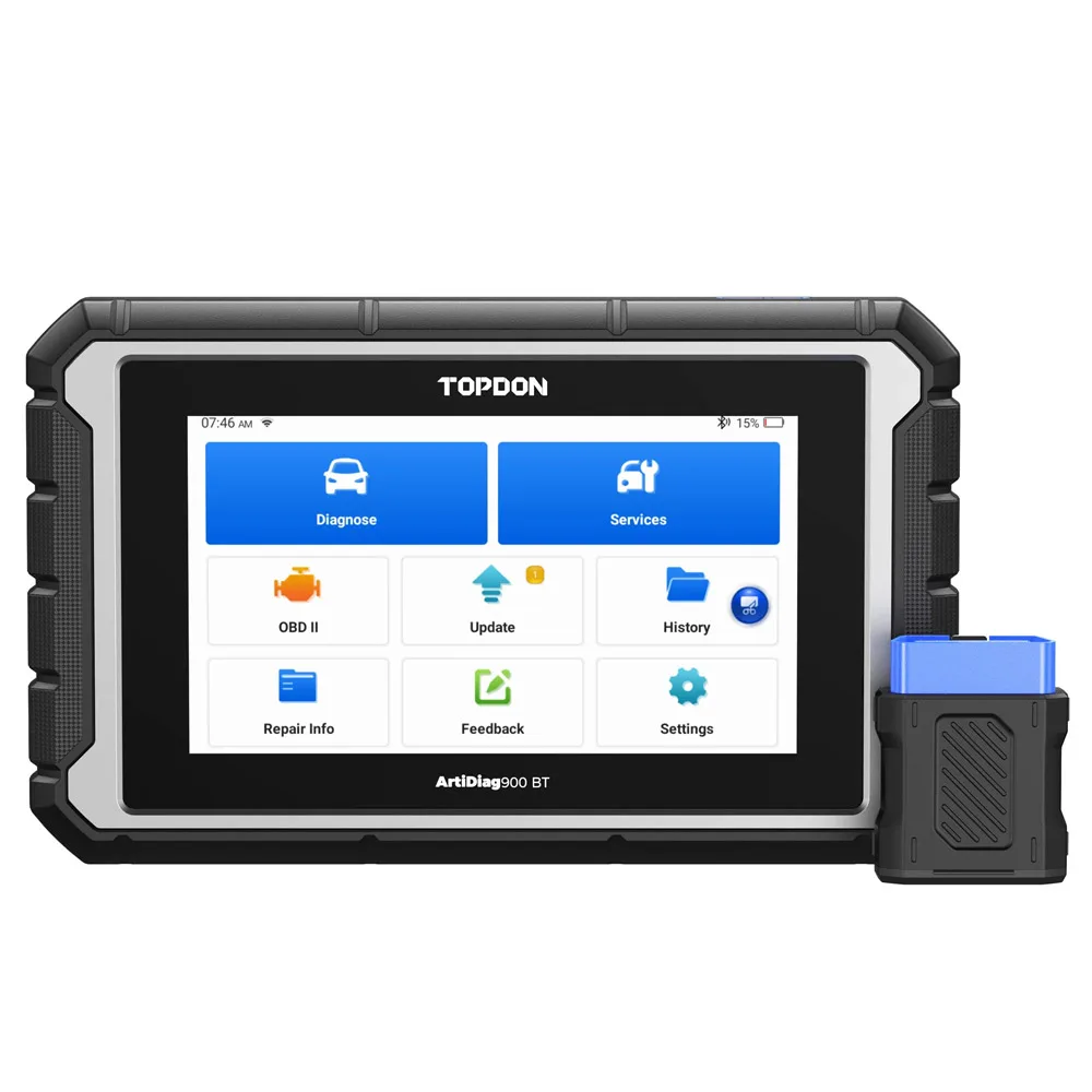 Escáner TOPDON ArtiDiag 900 BT - Diagnóstico de Todos los Sistemas con Codificación - TopDon