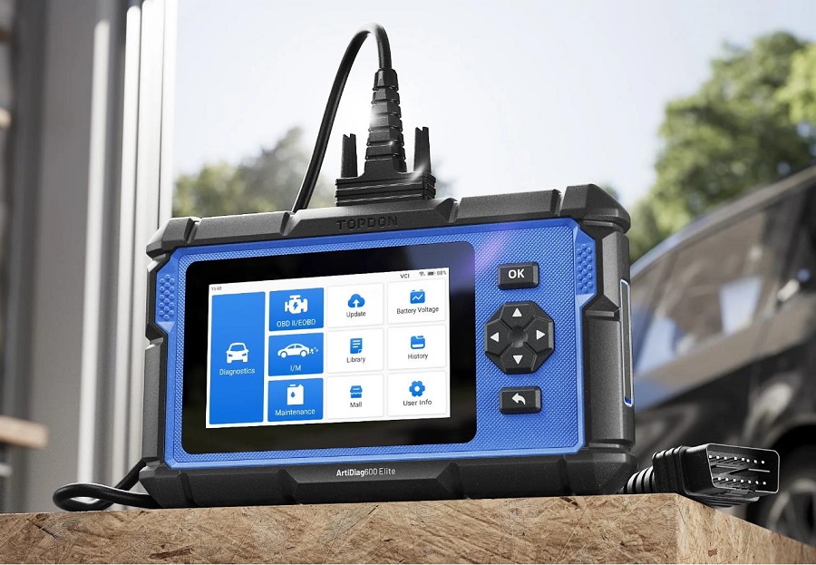 Escáner TOPDON ArtiDiag600 Elite - Diagnóstico de Todos los Sistemas con CAN-FD