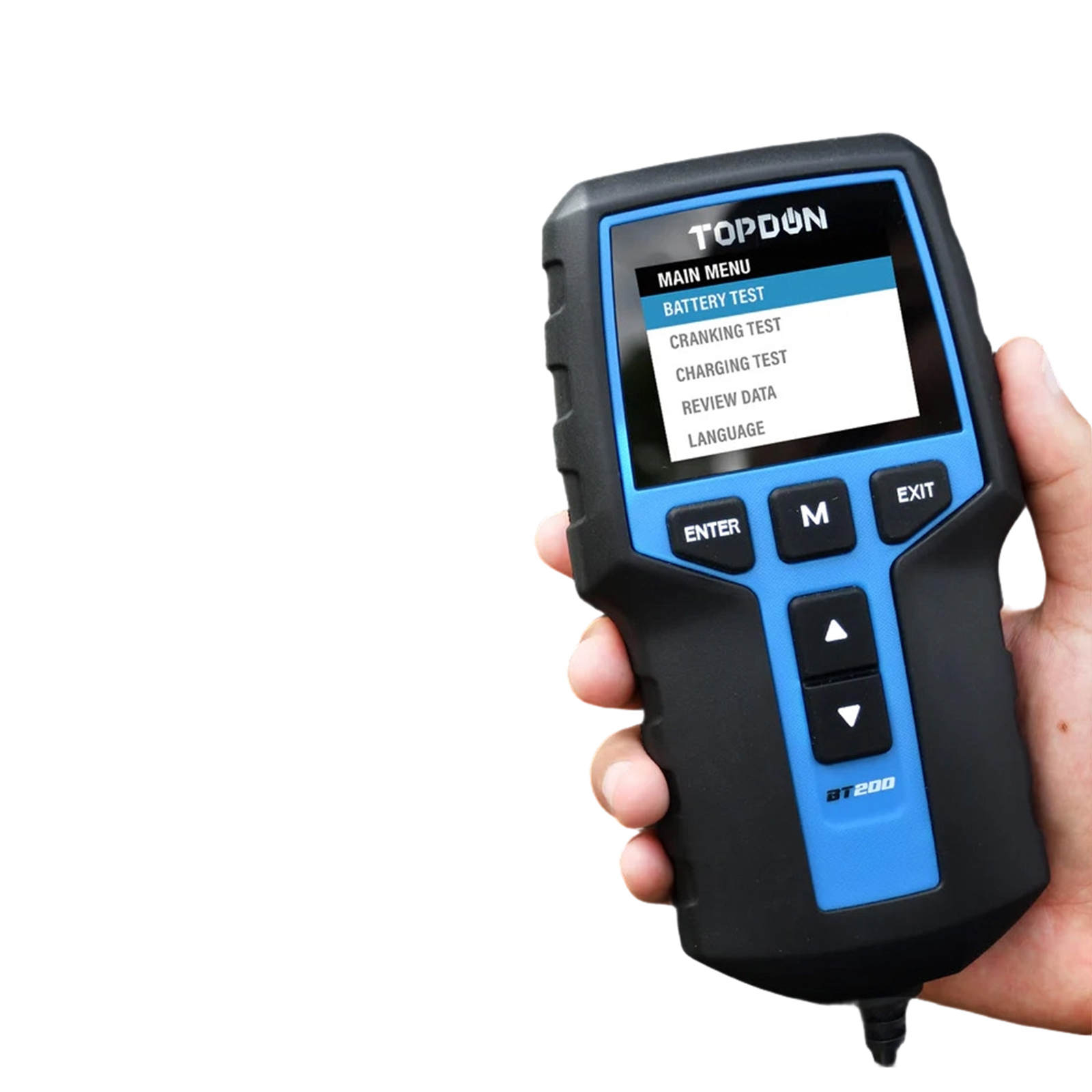 TOPDON BT200 - Tester de Batería 12V/24V con Pantalla a Color