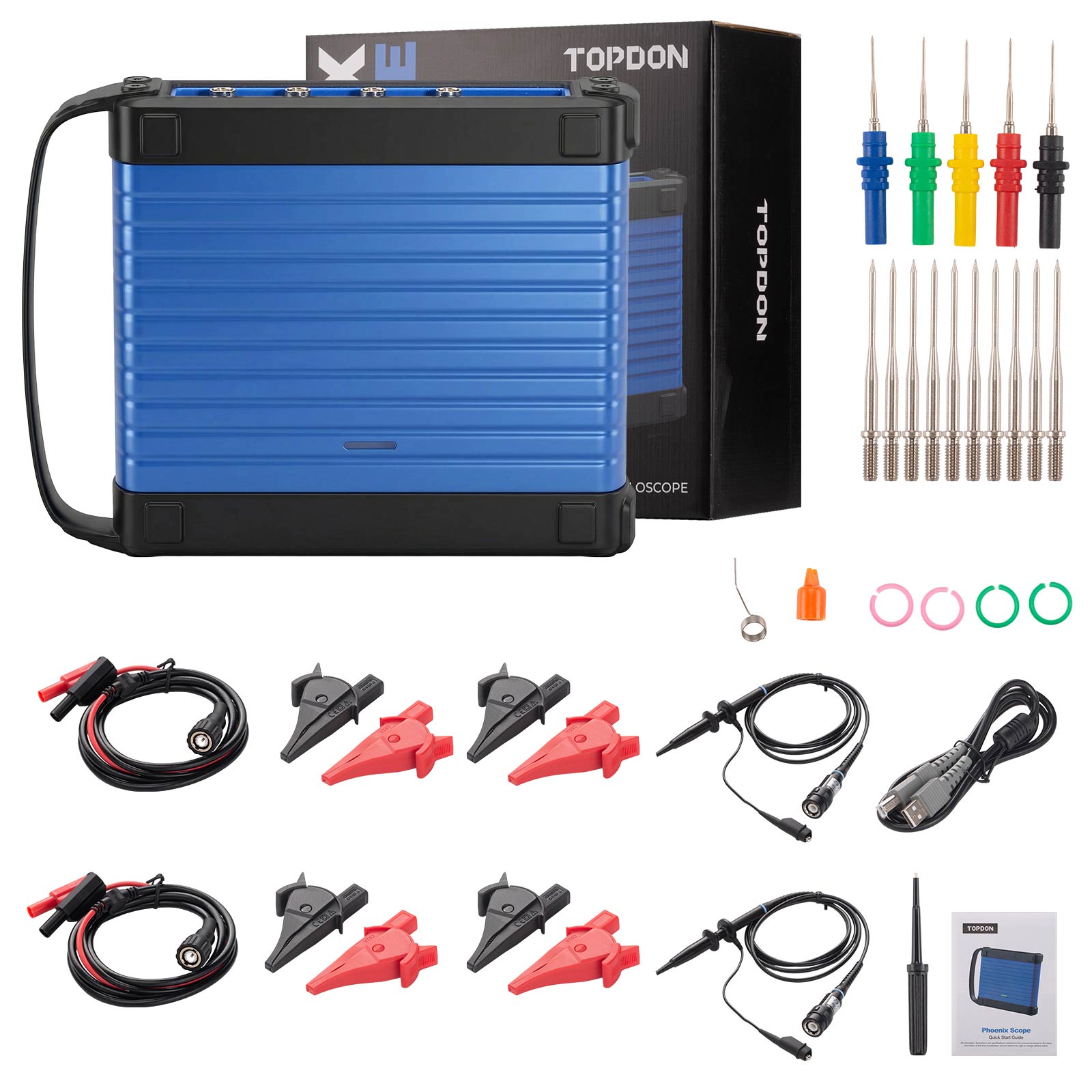 TOPDON Phoenix Scope - Osciloscopio Automotriz de 4 Canales - TopDon